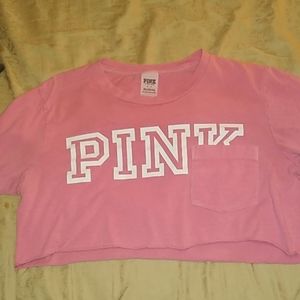 PINK Victoria's Secret Tops - Pink crop top PINK Victoria's Secret Tops - Pink crop top
